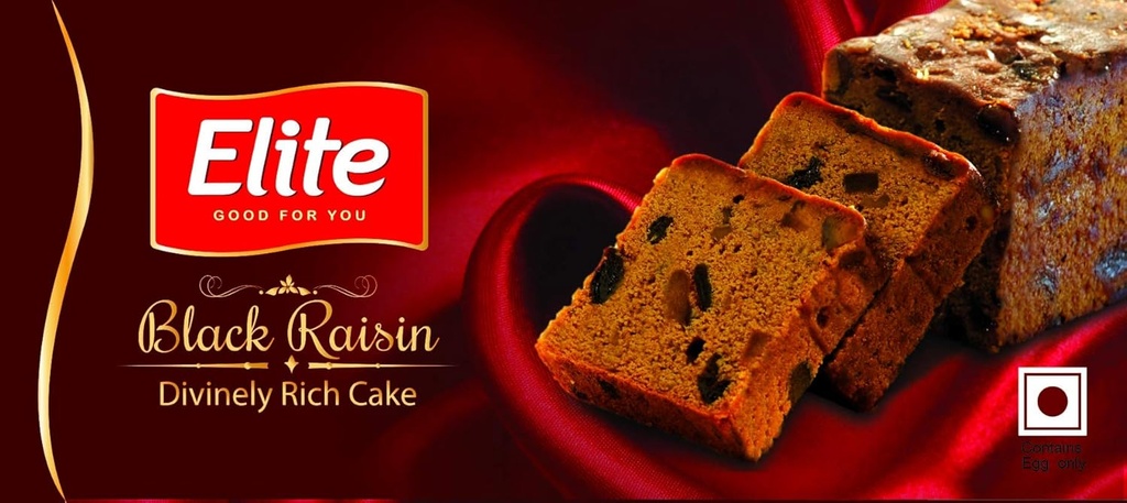 Elite Black Raisin Cake 150g
