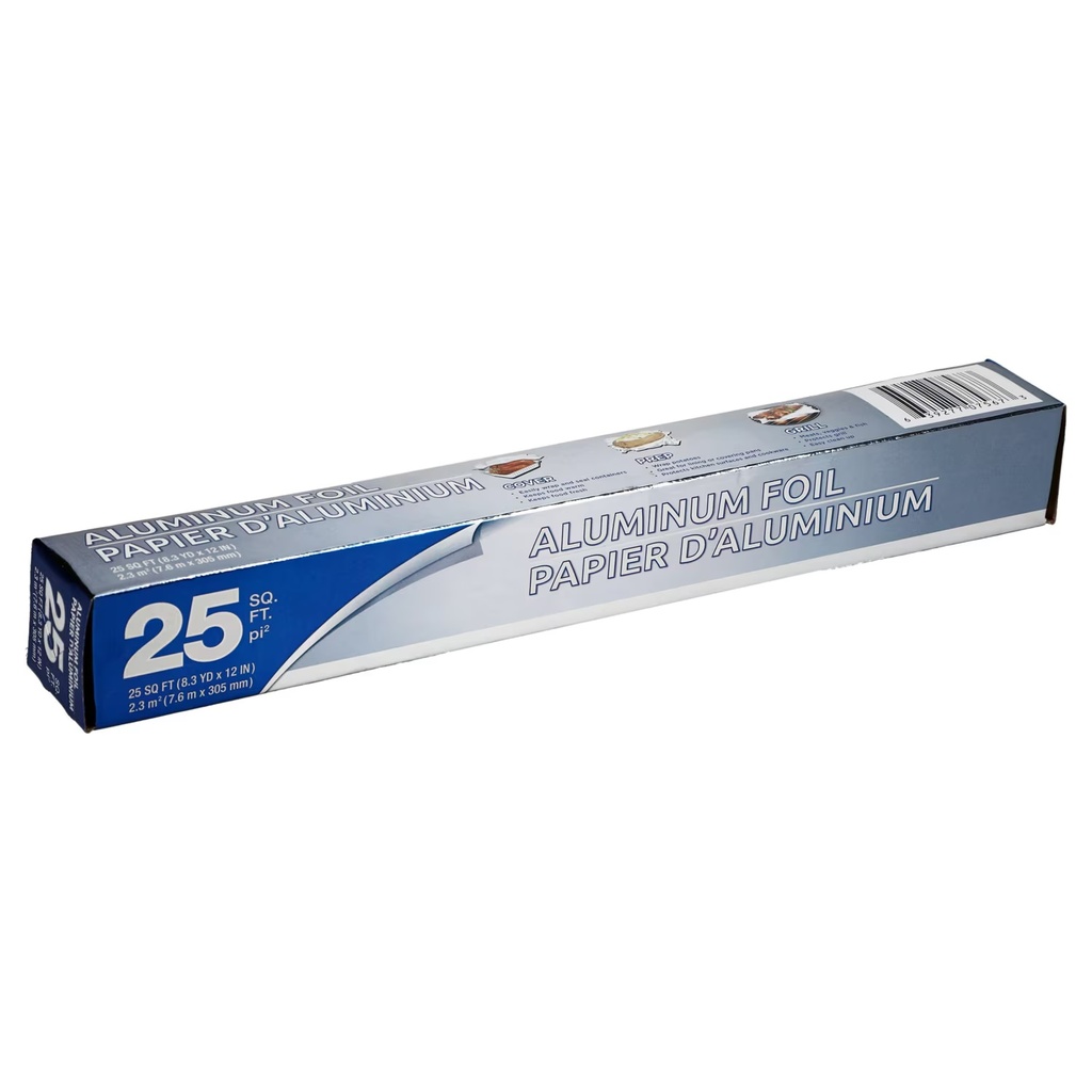 Aluminum Foil 25  sq ft