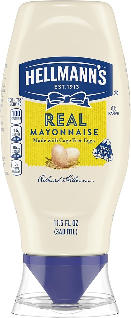 Hellmann's Real Mayonnaise 340ml
