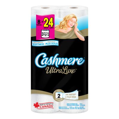 Cashmere Ultraluxe 8=24 Bathroom Tissues