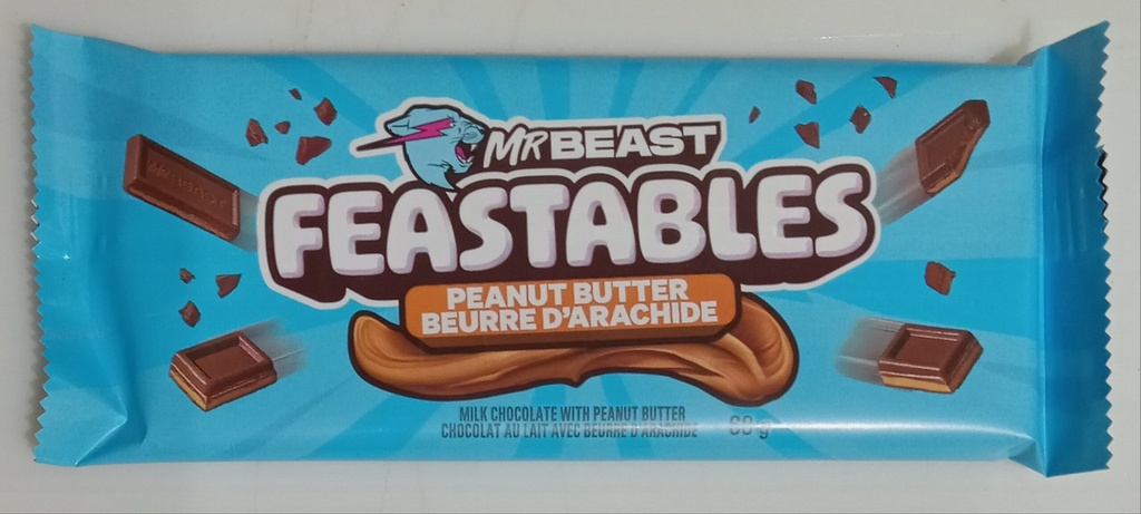 Mr.Beast Feastable Peanut Butter Chocolate 60g
