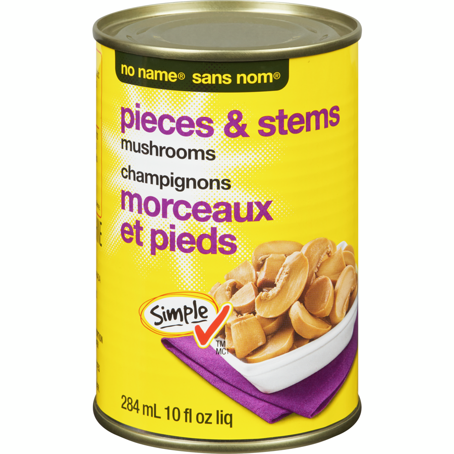 No Name Mushrooms Pieces & Stems 284ml