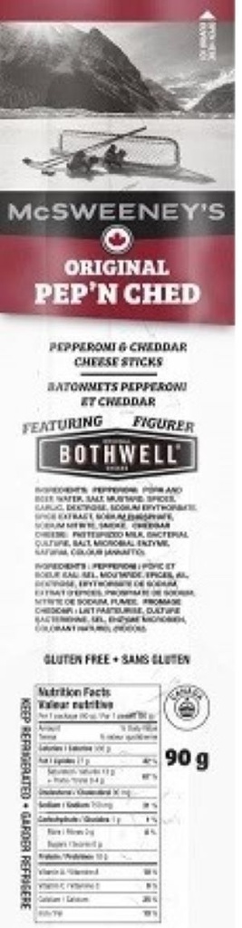 McSweeney's Pepperoni & Cheddar 90g