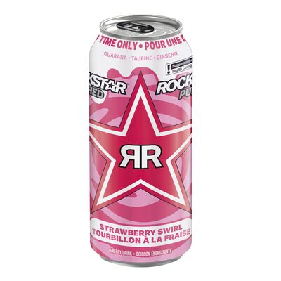 Rockstar Punched Strawberry Swirl 473ml