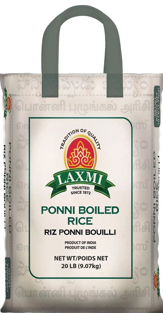 Laxmi Ponni Boiled Rice 20lb