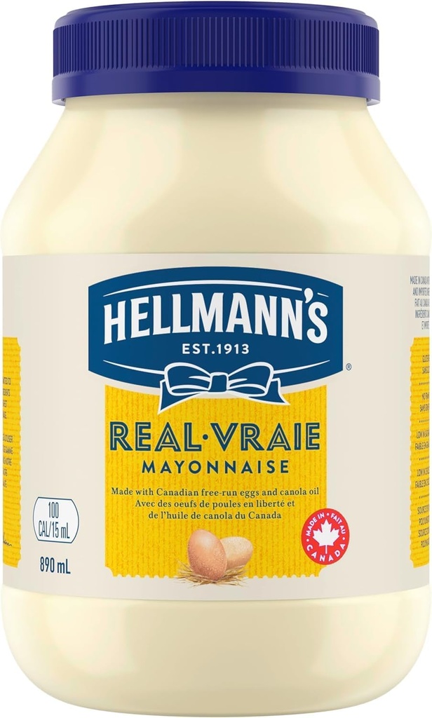 Hellman's Real Mayo 890ml