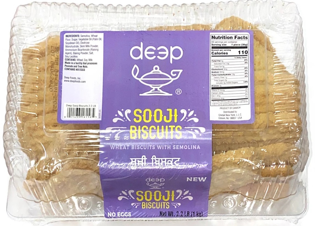 Deep Sooji Biscuits 1Kg