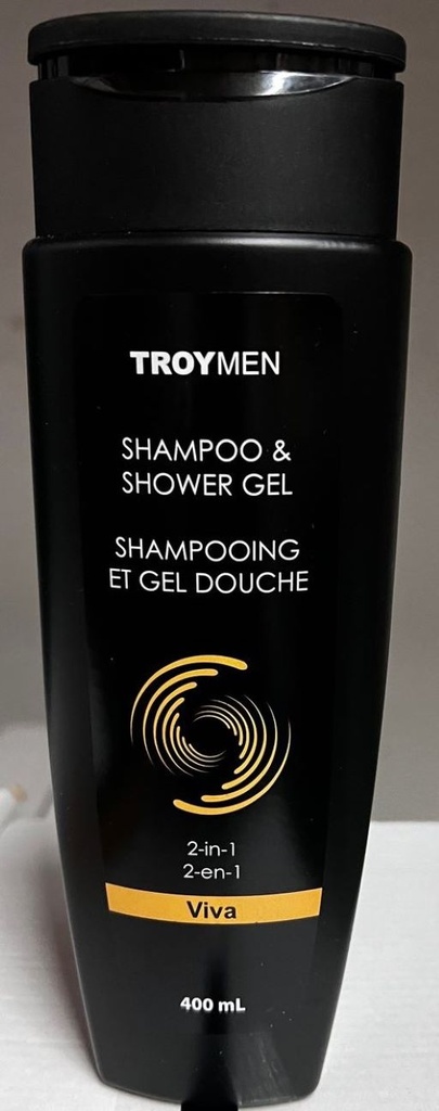 Troy Men Shampoo & Shower Gel 400ml