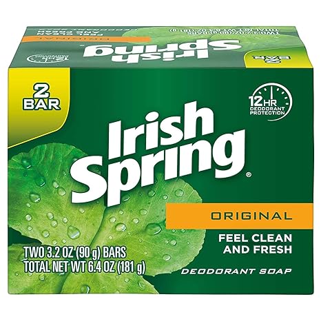 Irish Spring Bath Soap Original 2pk