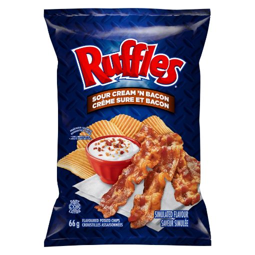 Ruffles Sour Cream & Bacon 66g