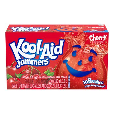 Kool-Aid Jammers Cherry 10X180ml