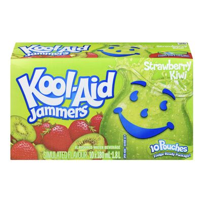 Kool-Aid Jammers Strawberry-Kiwi 10X180ml