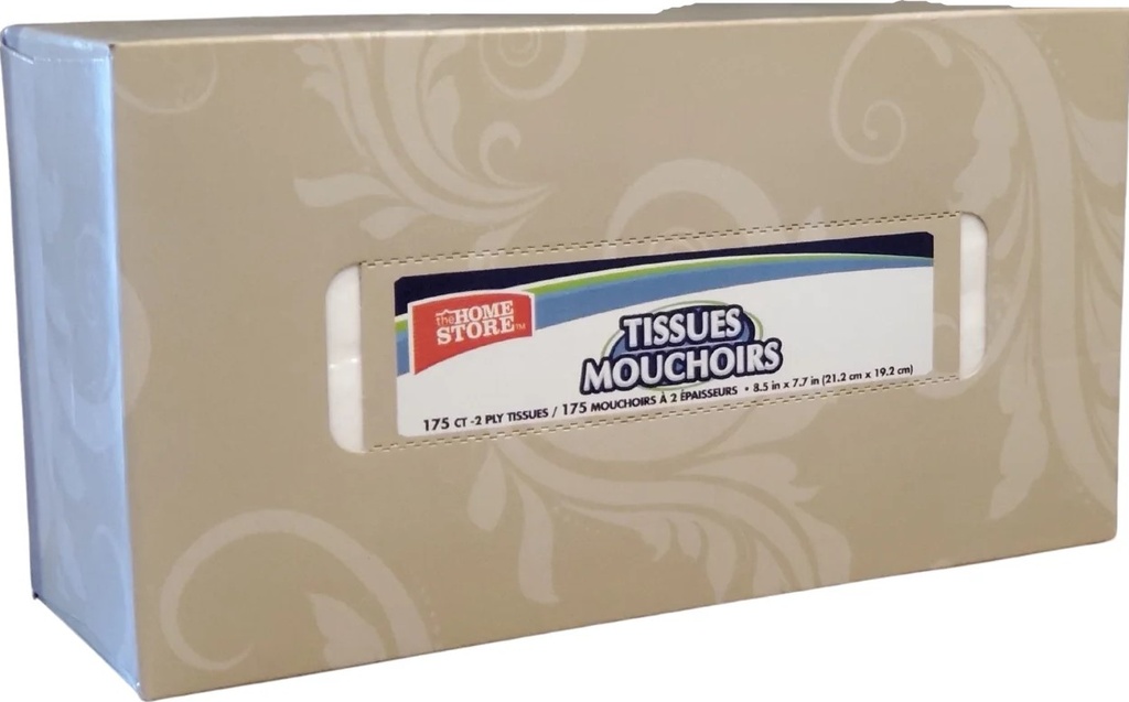 The Home Store Facial Tissue 175Ct