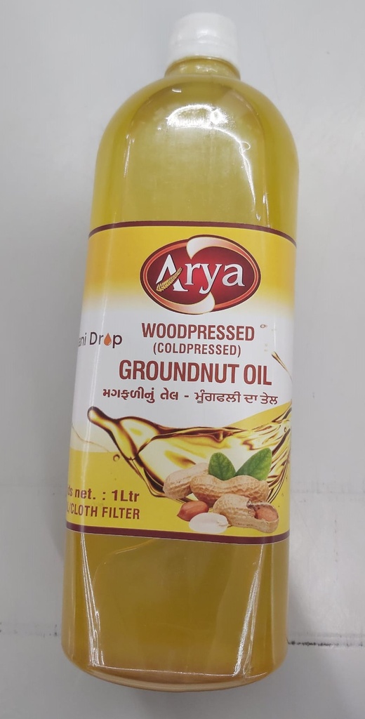 Arya Woodpressed Groundnut Oil 1l