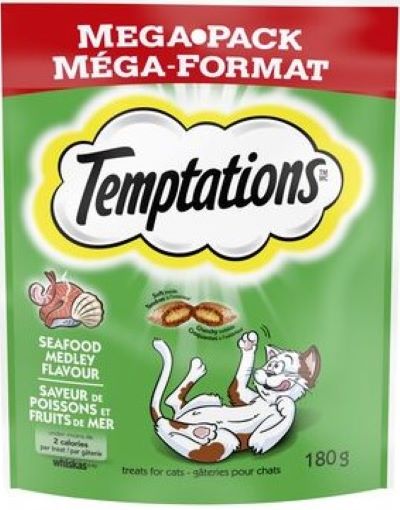 Temptations Seafood Medley Cat Treats 180g