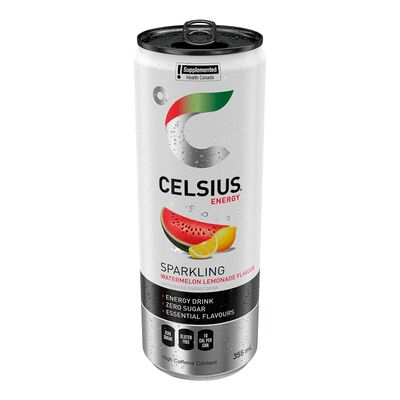 Celsius W.Melon Lemonade Z.Sugar 355ml