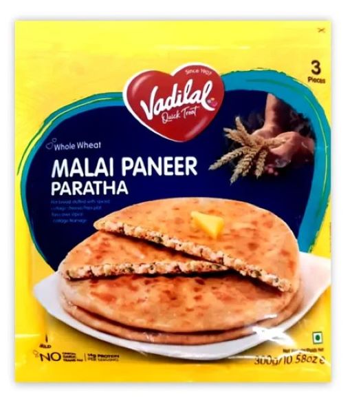 Vadilal Malai Paneer Paratha 3Pcs