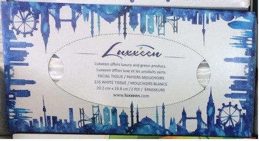 Luxxeen Facial Tissues 126Sh