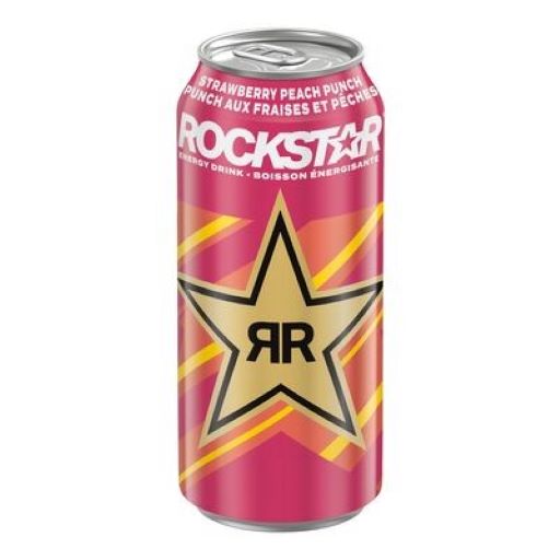 Rockstar Strawberry Peach 473 ml