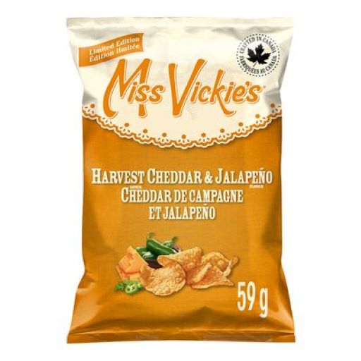 Miss Vickey's Harvest Chedder & Jalapeno 59g