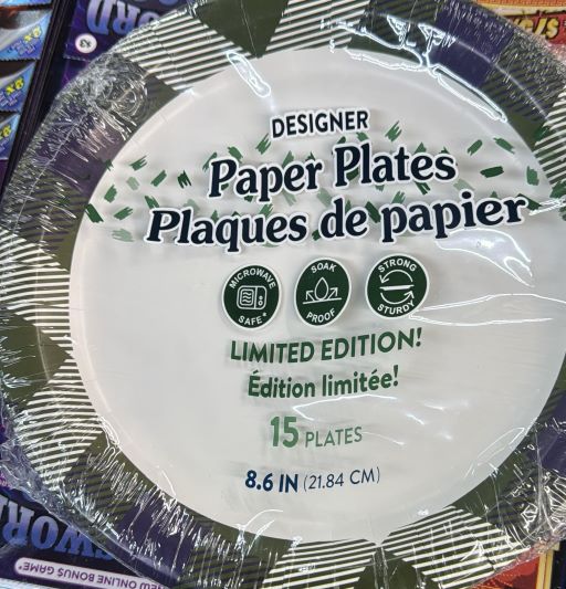 Fall Designer Paper Plates 15ct