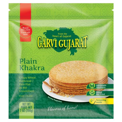 Garvi Gujarat Plain Khakra 200g
