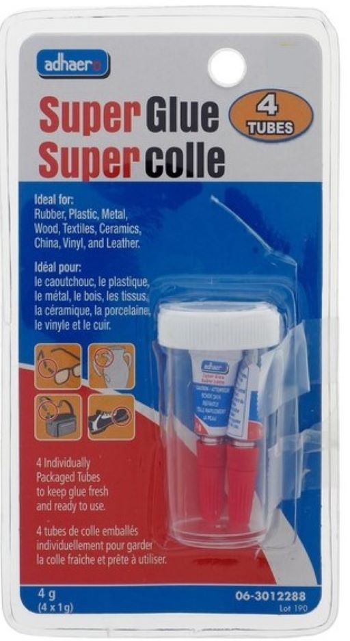 Stuck Super Glue 4Tubes