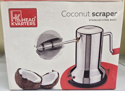 HK Steel Coconut Scraper (Suction Base)