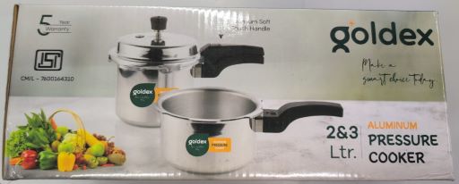 Goldex 2&3 L Pressure Cooker Combo Box 
