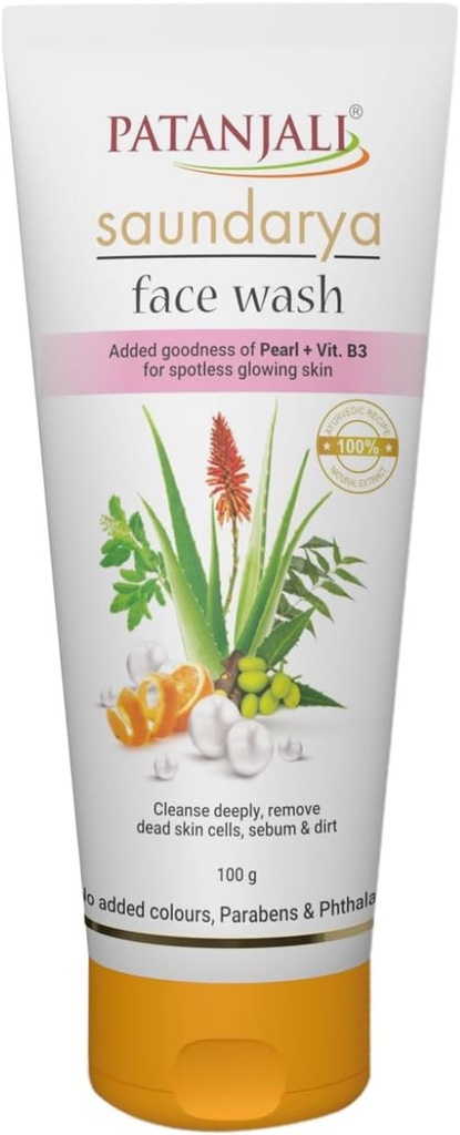 Patanjali Saundarya Face Wash 100g
