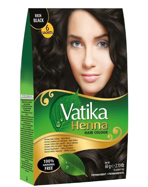 Vatika Henna Hair Color Black 60g