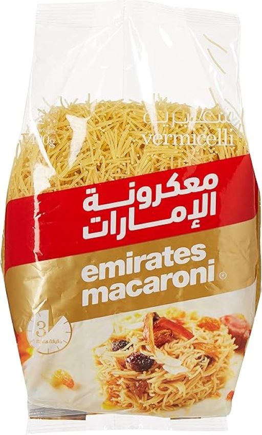 Emirates Macaroni Vermicelli Cut 400g