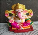 Ganesh Idol 6" Eco Friendly