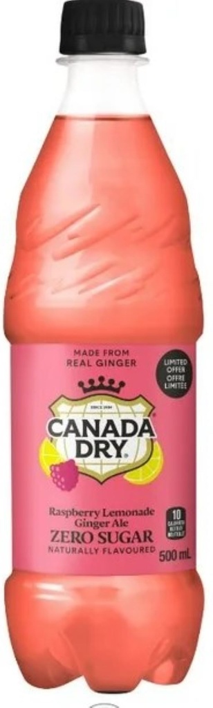 Canada Dry Raspberry Lemonade Zero Sugar