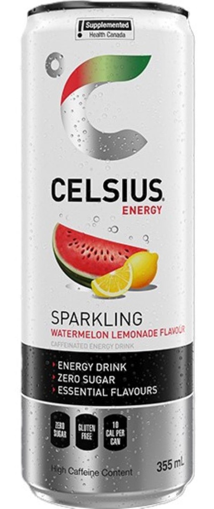 Celsius Sparkling W.melon Lemonade 355ml