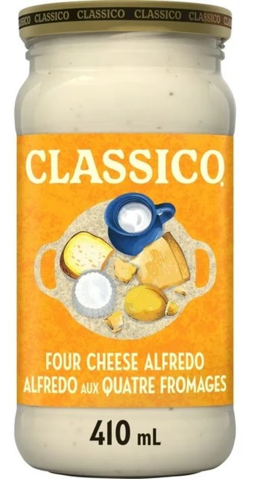 Classico Four Cheese Alfredo Pasta Sauce 410ml