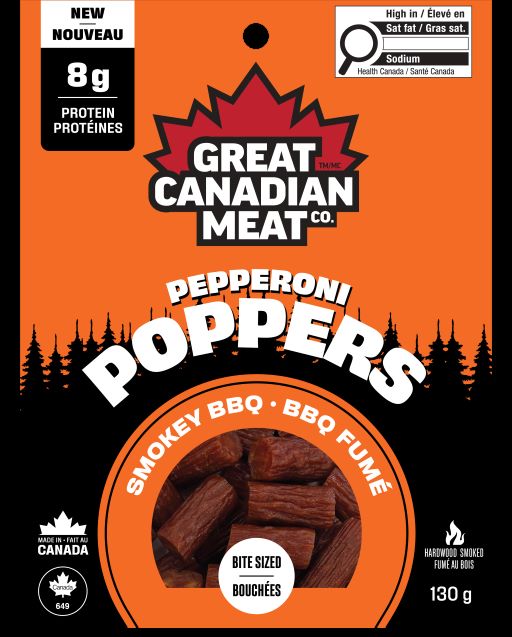 GC Meat Pepperoni Poppers Smokey BBQ 130g