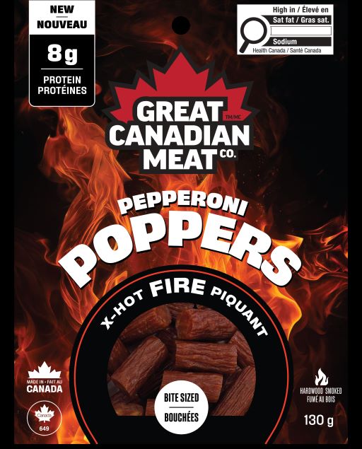 GC Meat Pepperoni Poppers Fire X 130g