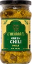 Deep Green Chilli Pickle 283g
