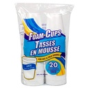 Foam Beverage Cups, 100 Cups