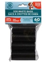GKC Dog Waste Bags (Black) 60 bags