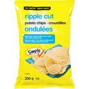 No Name Chips Lightly Salted Ripple 200g