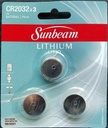 Sunbeam Lithium CR2032 3Pk