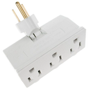 Swivel Wall Adaptor 3 Outlets