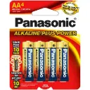 Panasonic Alkaline Batteries AA 4 Pack