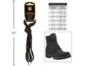 Ginos Boot Laces Black 160cm