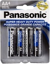 Panasonic AAA Batteries 4Pk