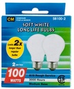 CM Soft White Bulbs 2X100w