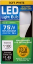  Soft White LED Bulb 75w