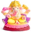 Ganesh Idol 6" Eco Friendly-Purple